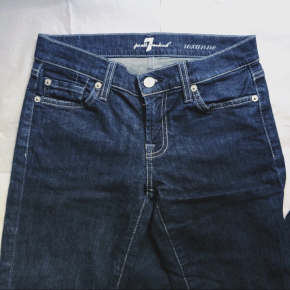 7 For All Mankind Rhinestones Roxanne Jeans - Picture 8 of 8